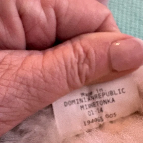 MINNETONKA size 3 suede leather soft pink baby moccasins EUC like new - Picture 3 of 12